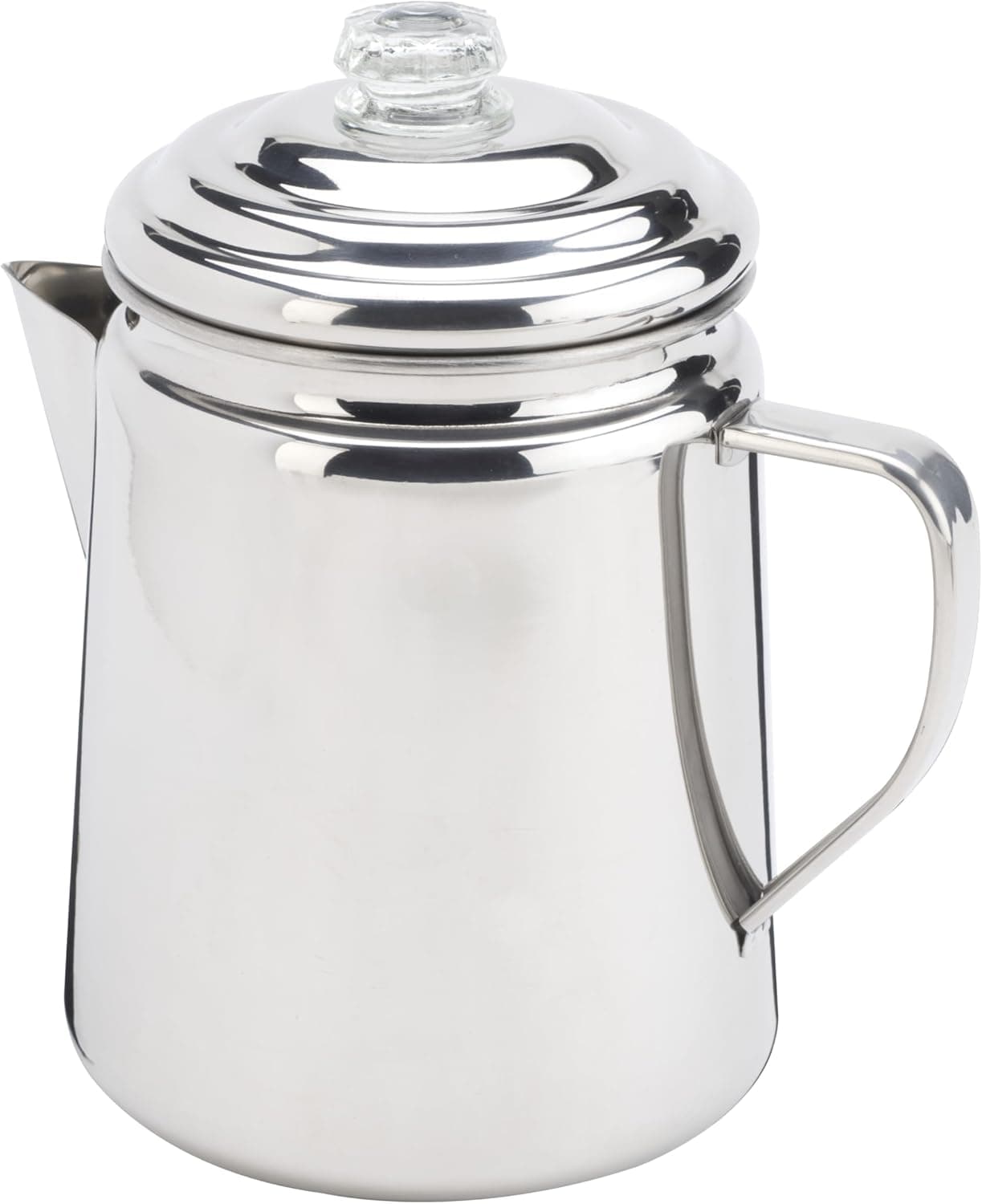 Coleman Stainless Steel Coffee Percolator, 12-Cup Capacity, No Filters Needed