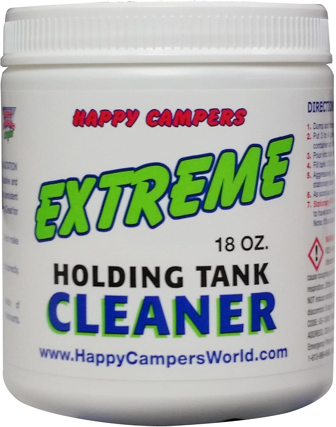 Happy Campers RV Black Tank Cleaner, Extreme Cleaner, Removes Grease, Odors, Mineral Deposits and Build-Up