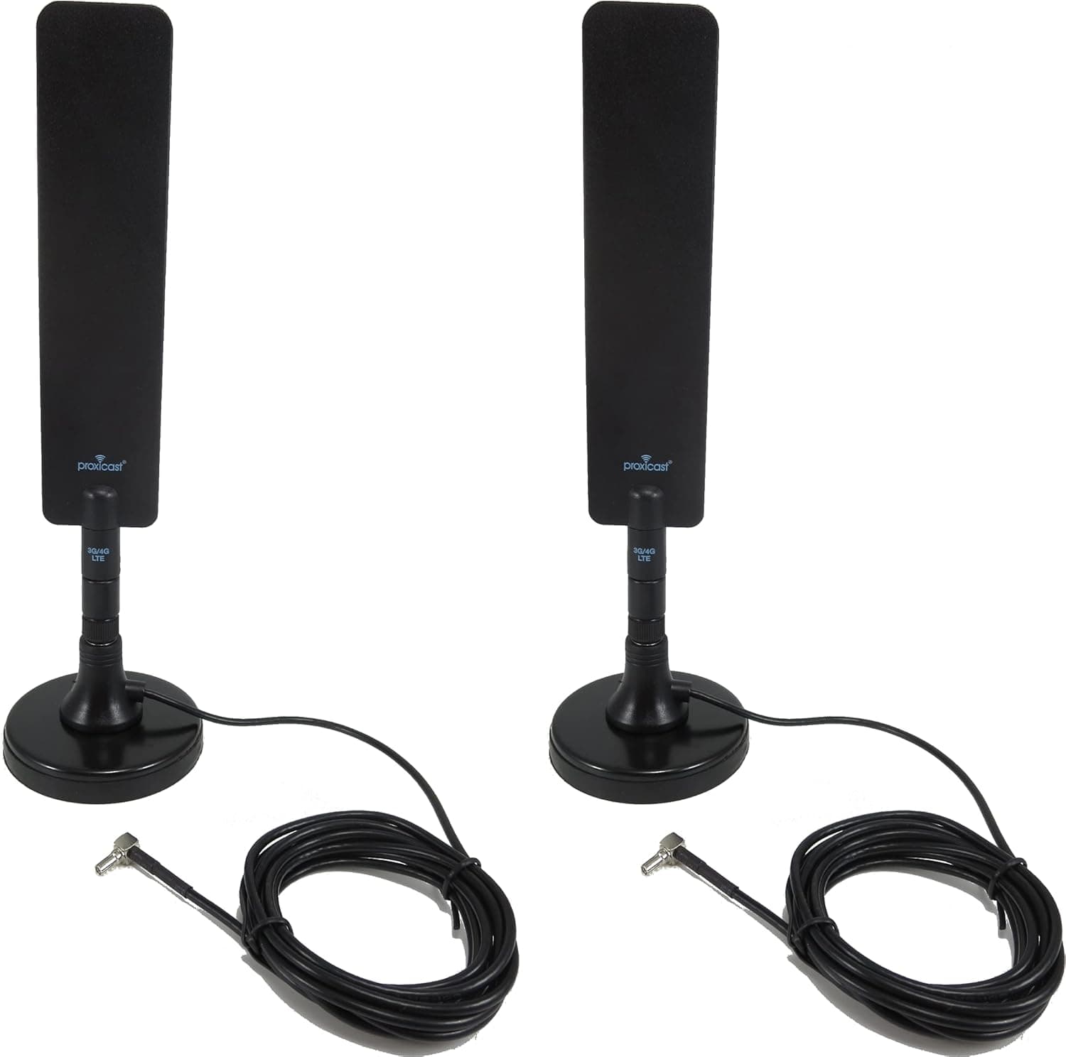 Proxicast 5 dBi External 4G/LTE Magnetic Antenna for AT&T Nighthawk M5/MR5100, M1/MR1100, Velocity 2, Verizon Jetpack 8800L & Others MiFi Hotspots w/ TS9 Connector - 2 Pack