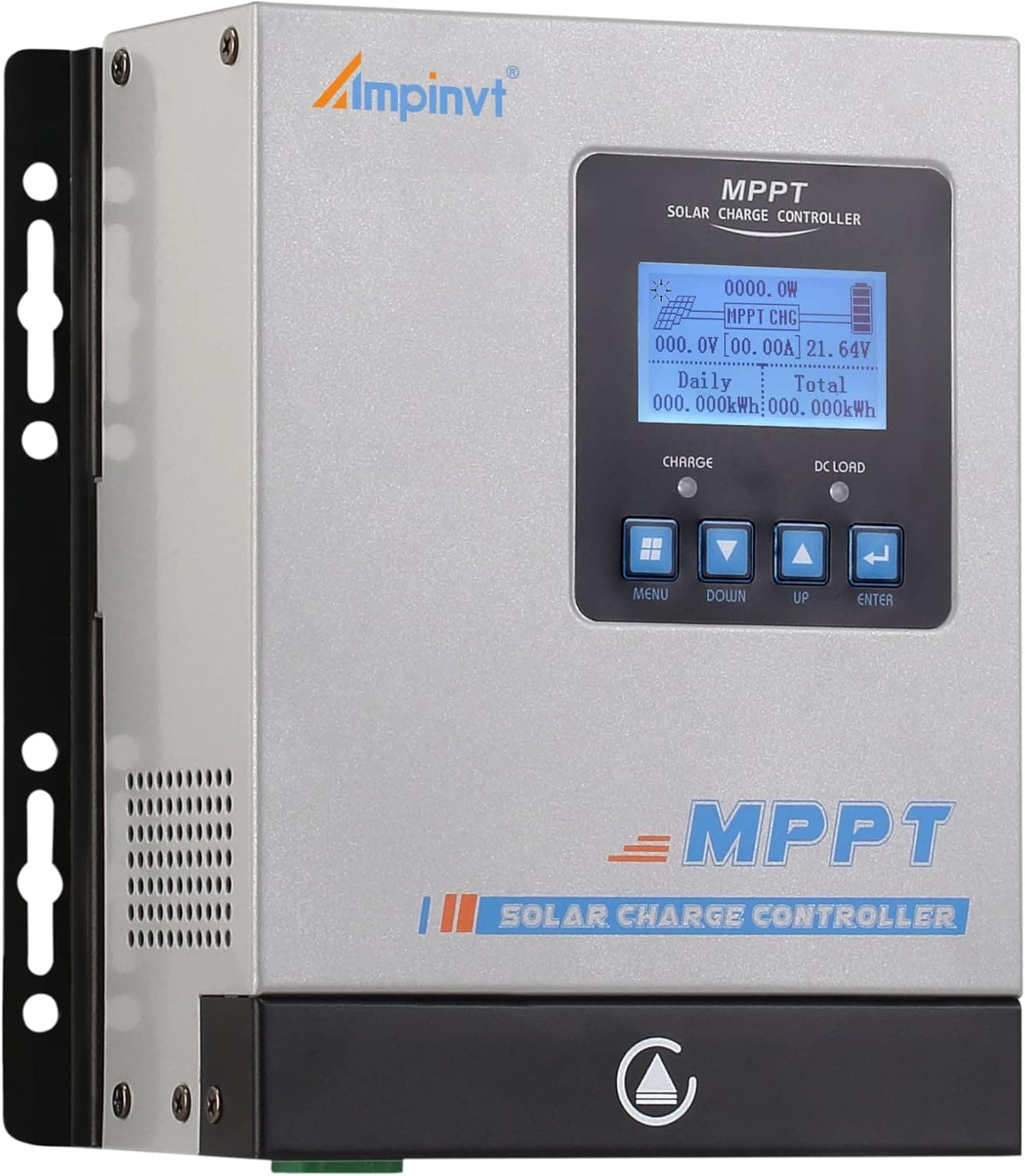Ampinvt 40A MPPT Solar Charge Controller 12V 24V 36V 48V Auto, PV 150V Max Input Regulator for AGM Gel Flooded Lithium Battery