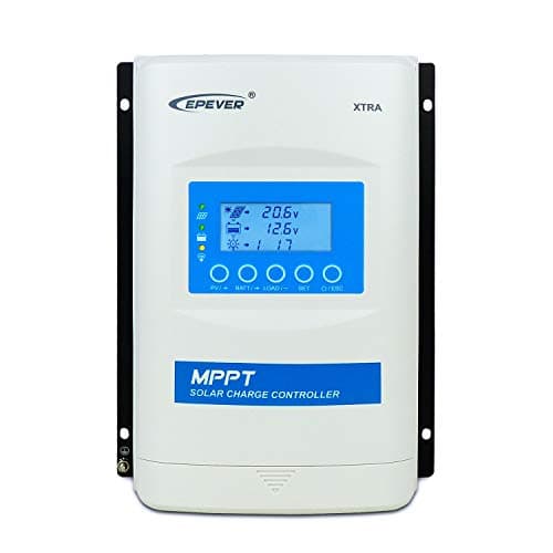 EPEVER MPPT Solar Charge Controller 40A 12V/24V Auto Max PV 150V Solar Panels Regulator LED LCD Dispaly for Gel Sealed Flooded LiFePO4 Lithium (XTRA4215N-G3)