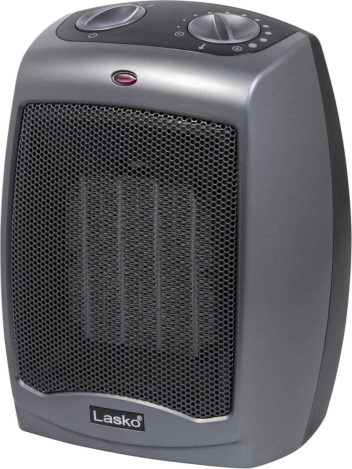 Lasko 754201 Portable Indoor Electric Ceramic Space Heater with Tip-Over Safety Switch, Overheat Protection and Thermostat, 1500W