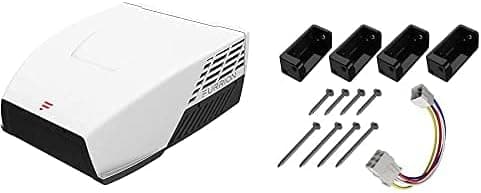 Furrion Chill Replacement RV Air Conditioner, Chill 15,500 BTU Rooftop Air Conditioner (White) with Conversion Kit for Coleman/Dometic/Advent Air Distribution Box - EACCNV3-AM