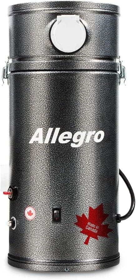 Allegro Compact and Powerful RV Central Vacuum System - Ideal for Trailer Boat Yacht - Made in Canada (Unit Only)