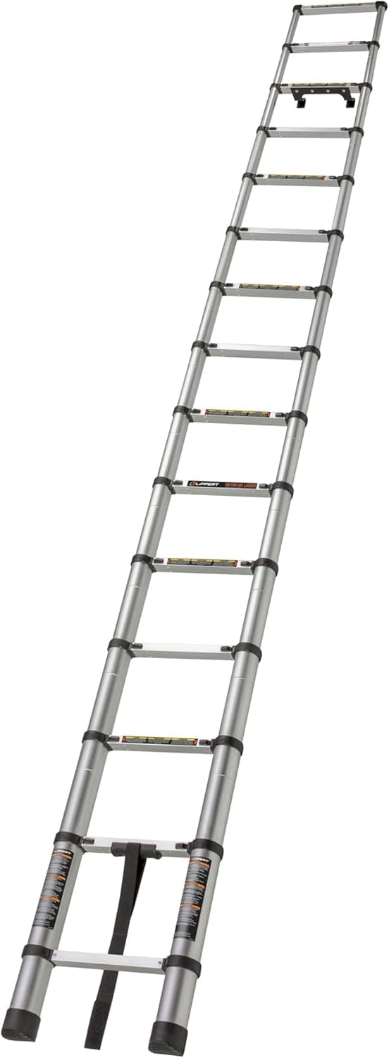 Lippert On-The-Go Portable Telescoping RV Ladder 14.5', Retracts to 35.75", 330 lb Capacity