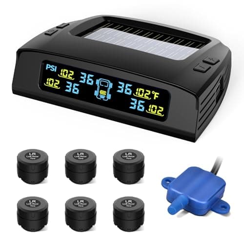 Tymate TM2 RV Tire Pressure Monitoring System, TPMS 6 Sensors & Booster Kit