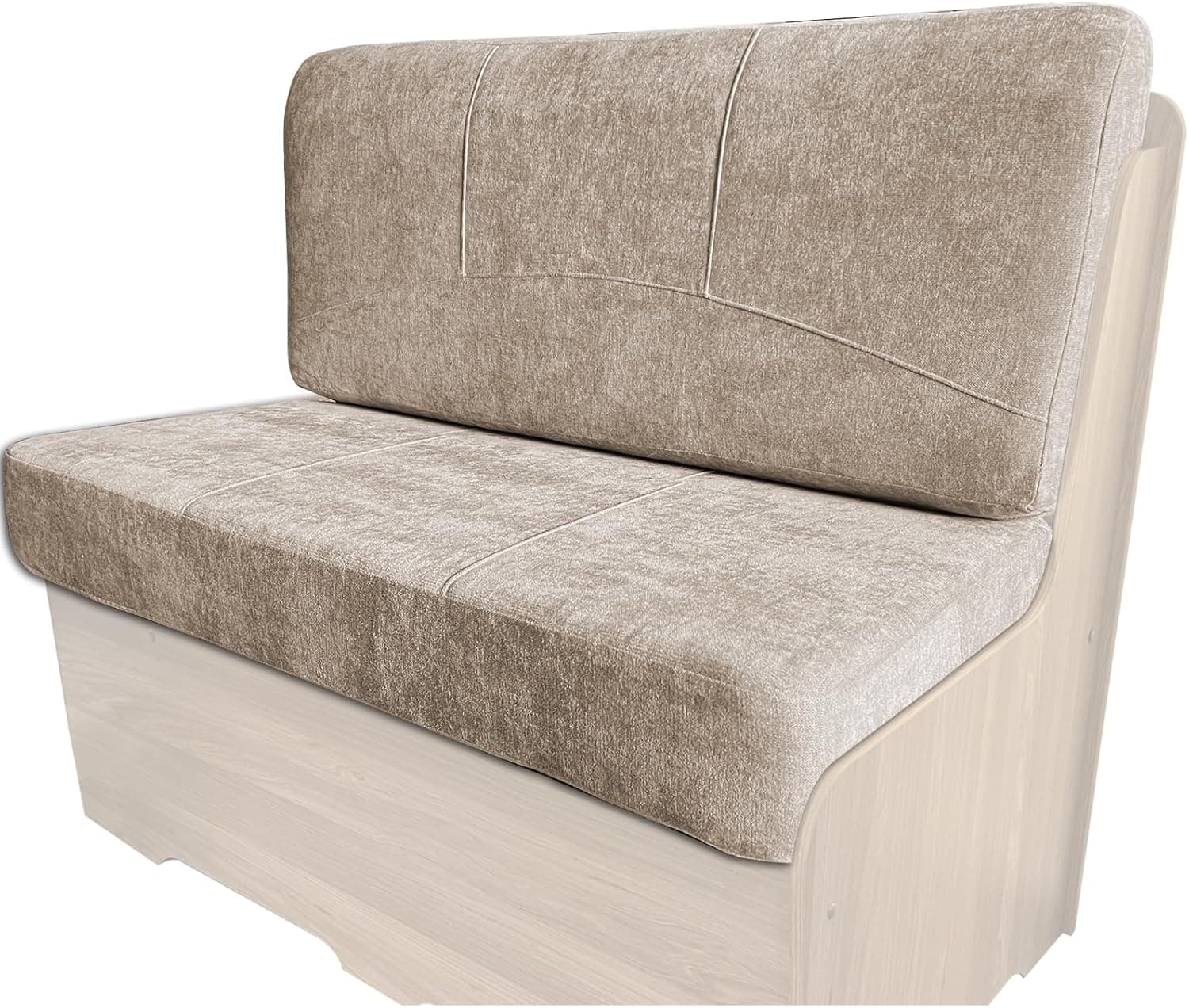Dulepax RV Dinette Booth Cushions with Memory Foam Replacement Camper Cushions (Camel, 40 inch)