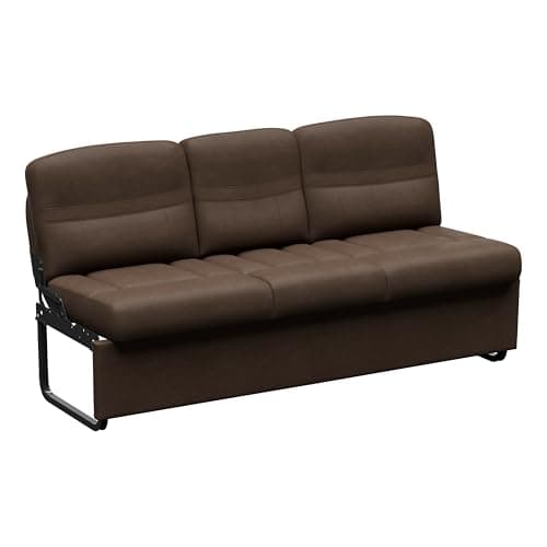 Thomas Payne Signature 68" Satula RV Jackknife Sleeper Sofa with Matching Kickboard, Easy Transition, High-Density Foam Cushioning, Fold-Down Center, Dual Cupholders - 2024044394