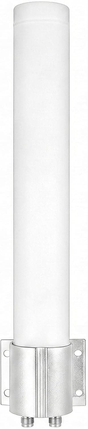 Kaunosta Pro-Gain 2.4G/5.8G MIMO WiFi Antenna, 8dBi Gain Omni Dual Band Signal Booster for Rural Internet, RV & Marine for Verizon, AT&T, T-Mobile Routers & Gateways