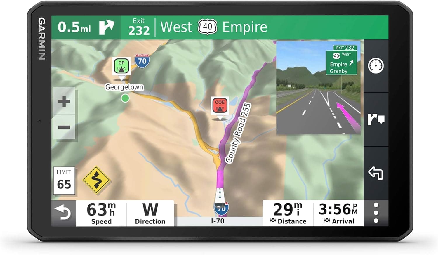 Garmin RV 890, GPS Navigator for RVs with Edge-to-Edge 8 inch Display, Preloaded Campgrounds, Custom Routing and More